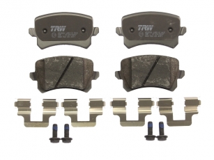 Купить GDB1763 TRW Тормозные колодки задние Audi Q3 (1.4, 2.0) без датчика износа